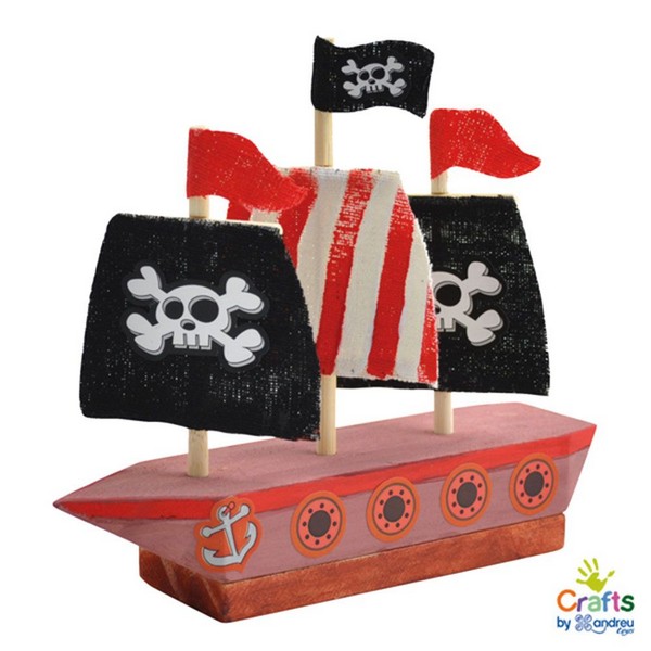 Продукт Andreu toys Кораб - Направи сам дървена играчка - 0 - BG Hlapeta